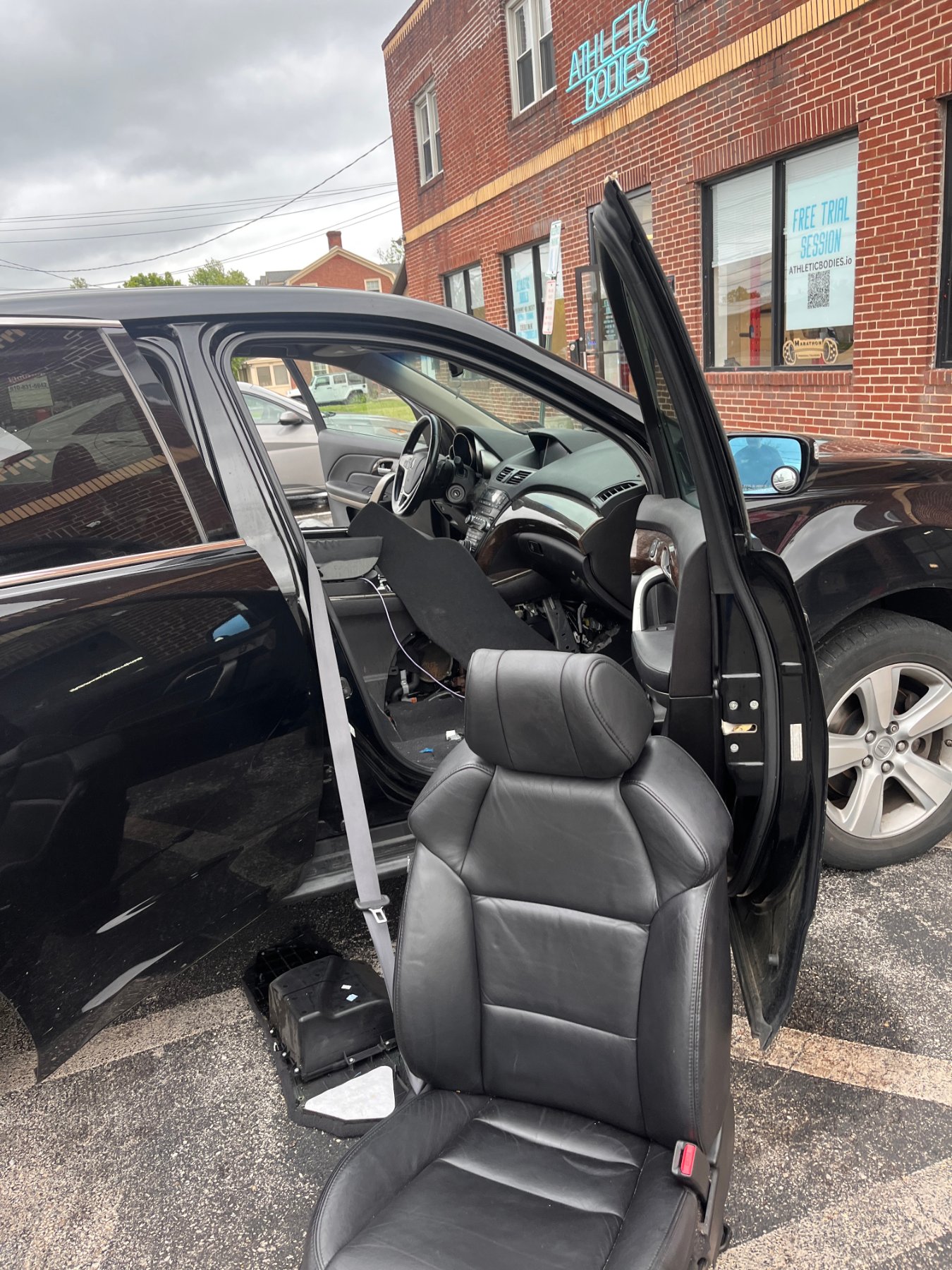 Customer vehicle at the Fleet Plus shop